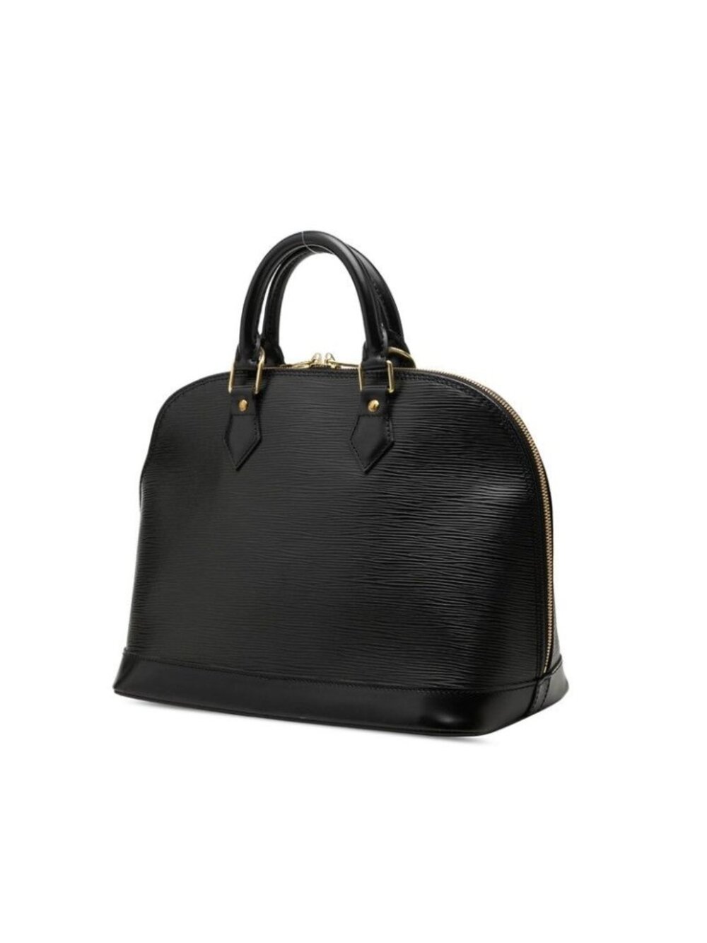 Louis Vuitton Epi Alma PM Handbag Noir Black Leather - Picture 2 of 13
